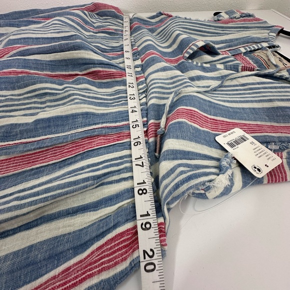 We The Free Surf Stripe Maxi Top size XS Oversized Fit NWT - Picture 8 of 11